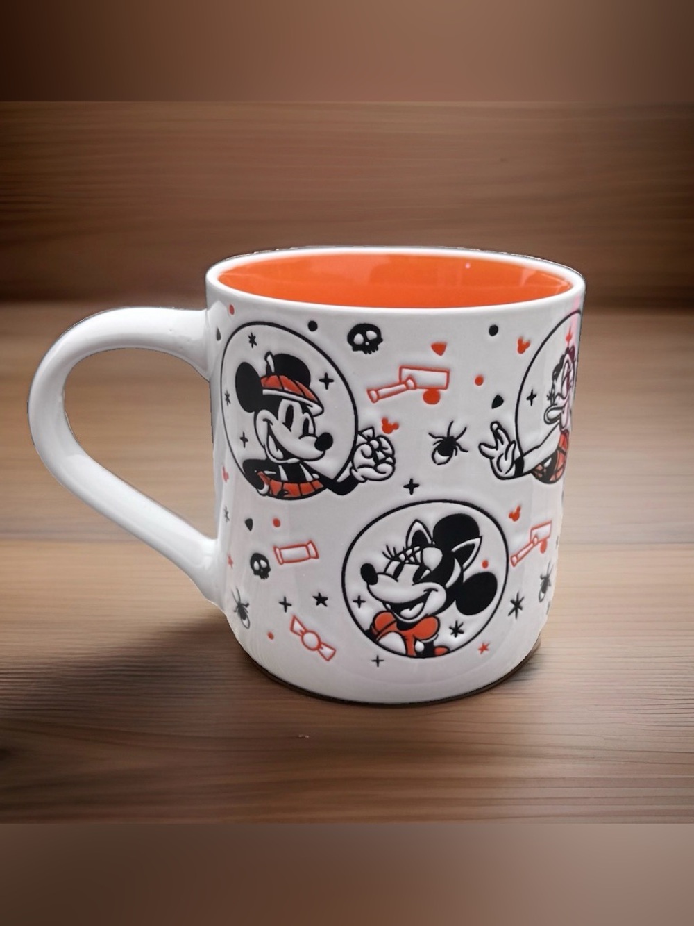 Disney Pixar Mickey & Friends Halloween Candy & Costumes Coffee Mug RARE Zrike